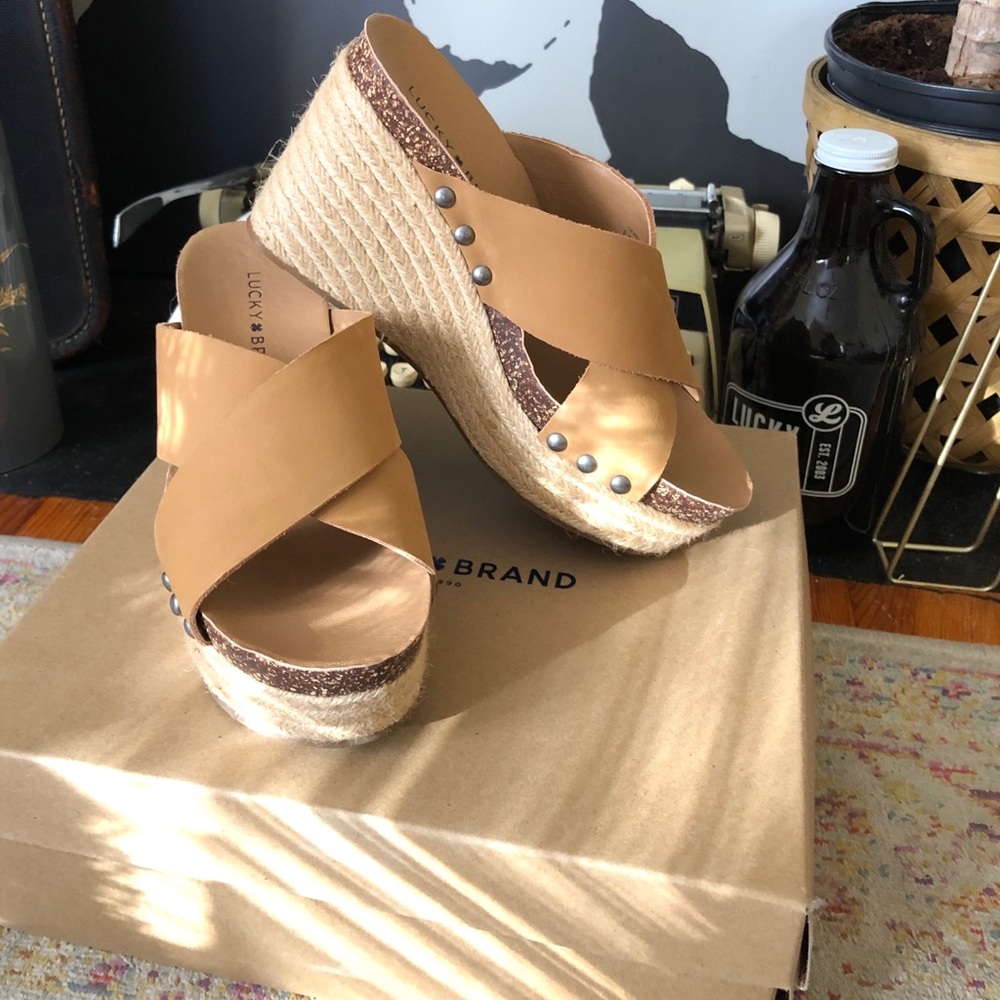 Lucky Brand wedge sandals